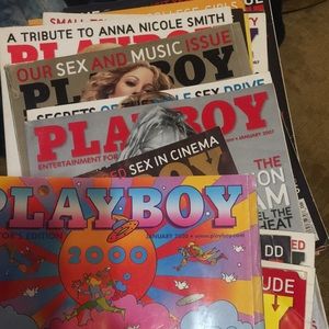 Lot of 46 Playboy Magazines - Spans 1991-2008